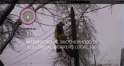 Desktop Screenshot of ibew160.org